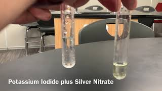 Potassium Iodide plus Silver Nitrate