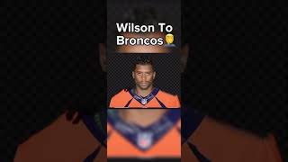 Wilson wearing a broncos jersey looks wrong