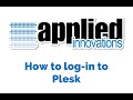 How to Login to Plesk