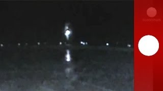 Flugzeug-Absturz in Russland - Amateur-Video