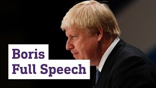 Full speech: Boris Johnson addresses Arab ambassadors