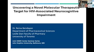 Uncovering a Novel Molecular Therapeutic Target for HIV-Associated Neurocognitive Impairment