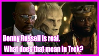 Benny Russell is real. What does that mean in Star Trek?