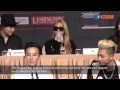 140912 daras kissing scene yg family press conference