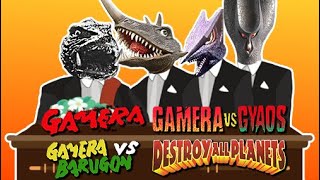 Gamera, The Giant Monster \u0026 Gamera vs Barugon \u0026 vs Gyaos \u0026 vs Viras - Coffin Dance Meme Song Cover