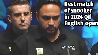 Ishpreet Sing Chadha vs Mark selby snooker english open 2024 Q/f highlight