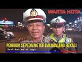 pemudik sepeda motor yang lintasi kalimalang mulai sepi