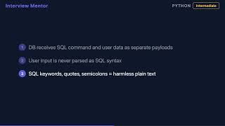 How Parameterized Queries Prevent SQL Injection