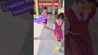 Addition | Number Line | Adding number | Numbers | Creative way of teaching | Innovative ideas #yt