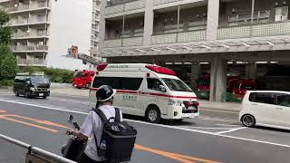 東京消防庁の救急車緊急走行！！