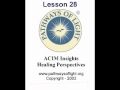 ACIM Insights - Lesson 28 - Pathways of Light |