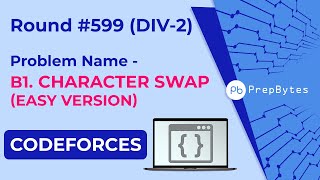 Codeforces Round #599 (Div.2) - B1. Character Swap (Easy Version) - Competitive Programming