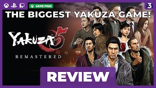 Bigger is BETTER! | Yakuza 5 Remastered Review (in 2023, Game Pass)