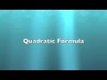 Quadratic Formula Song- Bad Romance by Lady Gaga