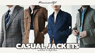 Casual Jackets ใส่แจคเก็ตแบบลำลอง มีกี่แบบ ใส่ยังไงได้บ้าง? | TaninS