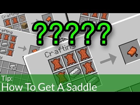 How To Get a Saddle in Minecraft How To Get a Saddle in Minecraft