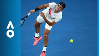 Hyeon Chung v Roger Federer match highlights (SF) | Australian Open 2018