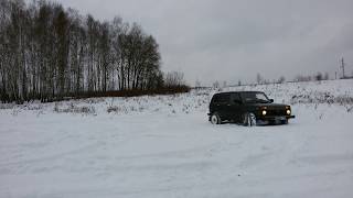 2012 ВАЗ 2131 НИВА по снегу (LADA 4X4 NIVA 5D ON SNOW)