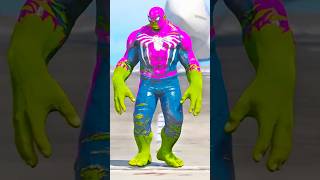 يا تري مين اقوي كف في الابطال الخارقين😂؟ #gta #pubgvsgta6 #spiderman #gta6 #gtav #hulk #gta6game