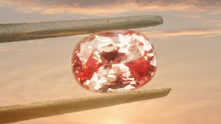 Ceylon Natural Padparadscha Sapphire Rare verity