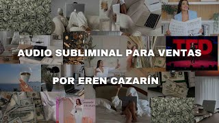 Audio subliminal para manifestar VENTAS en tu negocio con FACILIDAD, GOZO Y GLORIA 💸