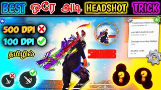 Best  ஒரே அடி😵🔥Headshot Trick In Tamil🔥[😱Major Trick]