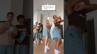 HAD TO SHOW THE BOYS HOW ITS DONE 😅 MONEY PULL UP DANCE #dance #trend #viral #couple #funny #shorts