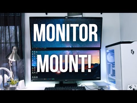 Multiple Lcd Monitor Wall Mount Screens My Monitor Mount For Stacked Monitors