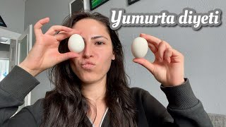 YUMURTA DİYETİ İLE 3 GÜNDE 3 KİLO VERDİM!! 😍🍳🥚 + soru cevap