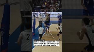 Micah Christenson AMAZING ONE HAND SET 🤯😱#volleyball #shorts #viral