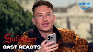 The Cast Reacts to Tweets | Saltburn | Prime