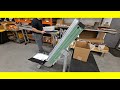 compact portable z x incline conveyor for parts packaging