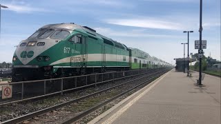 ROCKET!! GO 1972 - Niagara Express flies by Bronte GO with 617 and Cabcar  362!