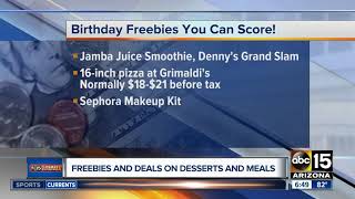 Birthday freebies you can score!