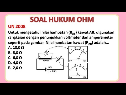 Contoh Soal Hukum Ohm Dan Pembahasannya - YouTube