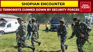 Two Terrorists Killed In Encounter With Security Forces In Jammu-Kashmir's Shopian