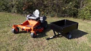 Husqvarna MZ48 Zero Turn 23 HP Kohler Dump Cart Package Deal