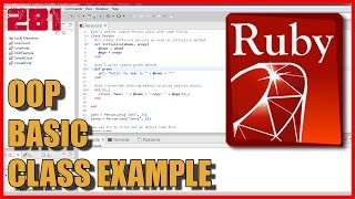 RUBY Object Oriented Programming - Basic class example