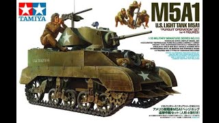 Build Review Tamiya M5A1 Light tank