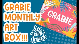 🎨 Unboxing the Grabie Art Monthly Subscription Box! 🎨