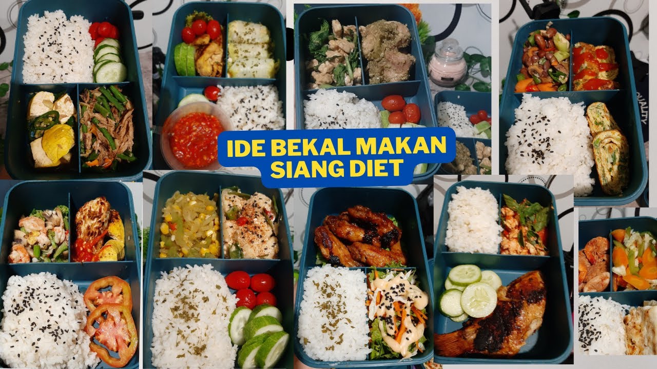 Ide Bekal Makan Siang Rendah Kalori || Bekal Sekolah - YouTube