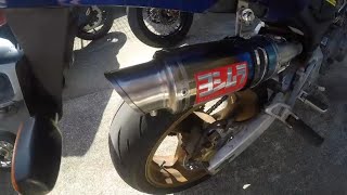 【バイク整備】LCIマフラーとETCの動作確認をします【ホーネット】