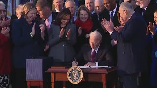 Valley officials witness historic signing of $1.2T infrastructure package at White House