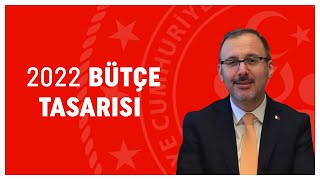 Dr. @DrMehmetKasapoglu  TBMM Konuşması - Gençlik ve Spor Bakanlığı 2022 Yılı Bütçe Tasarısı Sunumu