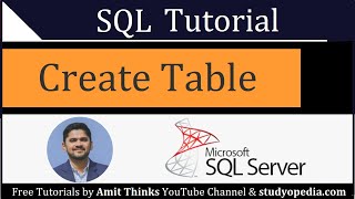 How to Create a Table | SQL Tutorial for Beginners