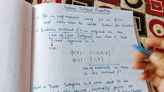 Euler's Toitient Function in Cryptography and Network Security