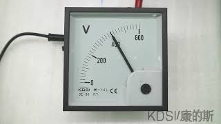 KDSI BE-96 AC600V with rectifier ac voltmeter video