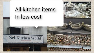 Sri Krishna kitchen world #medchal road # all steel items in low cost