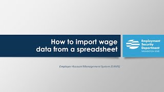How to import wage data from a spreadsheet sheet