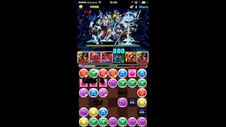 【パズドラ】降臨チャレンジ！【ノーコン】インディゴ 降臨！【7×6マス】超地獄級攻略　うしおととらパ